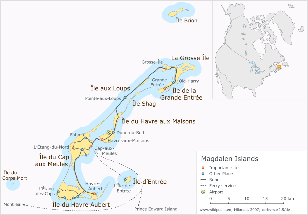 Îles de la Madeleine, Canada